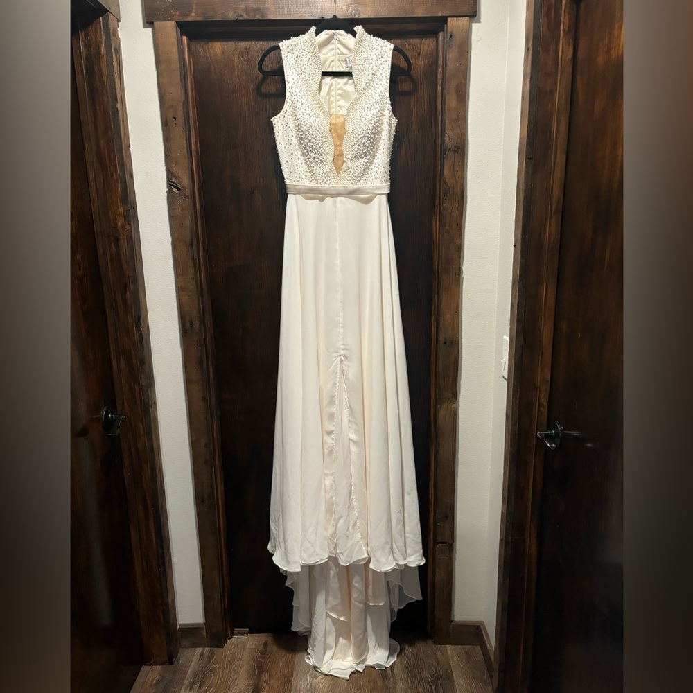 White Sherri Hill Gown